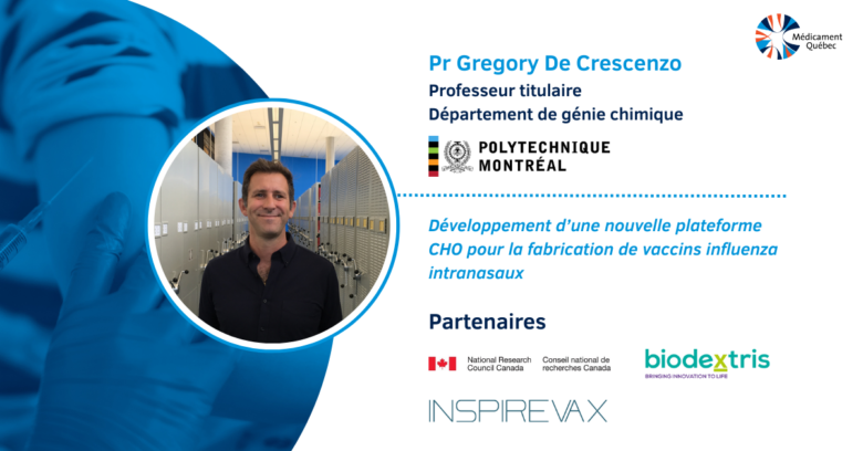Développement d’une nouvelle plateforme CHO pour la fabrication de vaccins influenza intranasaux